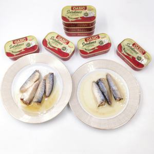 Conserve de Fruits de Mer Sardines en Conserve à l'Huile Végétale Poisson en Boîte 125g Prix de l'Huile de Poisson Raffinée - Product Image 5