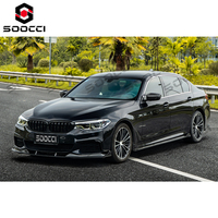 Kit carrosserie TAKD en fibre de carbone sèche, séparateur de pare-chocs avant, lèvre inférieure avant, spoiler pour BMW G30 G31 520i 530i 540i M550i 2017-2020