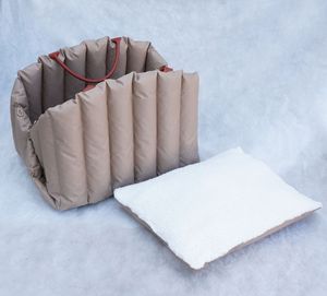 Passenger Striped Eco-Friendly Polyester Fashion Safety Pet <b>Dog</b> Carrying Booster <b>Seat</b> Carrying Bag Factory Wholesale - Product Image 3