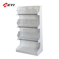 Présentoir de magasin de bonbons pour présentoir d'équipement de magasin de bonbons personnalisé double face robuste professionnel OEM ODM 4 couches