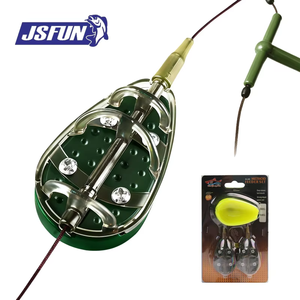 JSFUN Set di Attrezzatura da Pesca alla Carpa con Feeder e Stampo, 30G 40G 50G 60G 70G 80G 90G 100G - Product Image 1