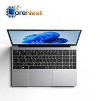 Portátil Ligero CoreNest de 15.6 Pulgadas para Estudiantes, Intel N5100 Ultra Delgado, para Educación y Aprendizaje en Línea, con Huella Dactilar
