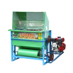 Gasoline Engineer Rice Thresher / Petrol Motor Paddy Rice Threshing Machine