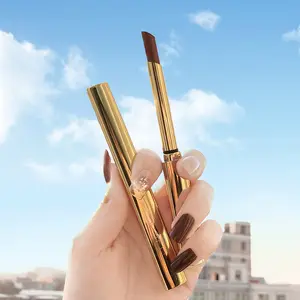 2021 High Quality 6 Colors Lasting Lip stick Waterproof Smooth Small Golden Bar Vegan Velvet Matte Lipstick