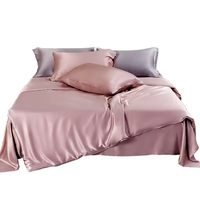 Parure de lit 2026 en soie de mûrier 100% pure, 60 fils, avec housse de couette brodée, taille personnalisée, poids optimal, imperméable, écologique, pour la maison