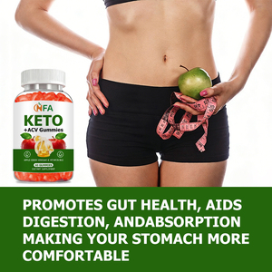 Gomitas Keto ACV Personalizadas del Proveedor, Gomitas de Vinagre de Sidra de Manzana, Promueven la Salud Intestinal, Apoyan la Digestión, Suplemento de Vitaminas B6 y B12 - Product Image 3