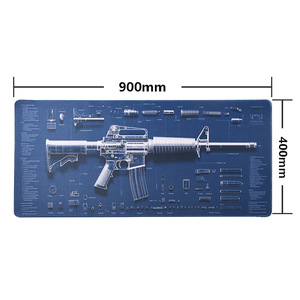 Tapete de Reparación de Armas de Fuego, 900x400mm, Tapete de Goma para Banco de Trabajo, para Mantenimiento y Montaje - Product Image 1