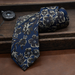 Tie người đàn ông chính Thức Kinh Doanh phong cách nóng người Anh phong cách quý ông Retro mô hình 8cm in tay sinh viên và làm việc trang phục chuyên nghiệp - Product Image 4