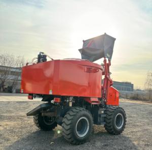 Camion malaxeur à béton compact de 3,8 m³, conforme EPA <span class=keywords><strong>Euro</strong></span> 5, à vendre, malaxeur à béton portatif auto-chargeur - Product Image 3