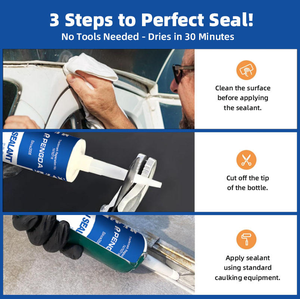 مادة لاصقة بولي يوريثان قوية للسيارات من المصنع الأصلي، مادة لاصقة متعددة الاستخدامات للزجاج الأمامي - Product Image 3