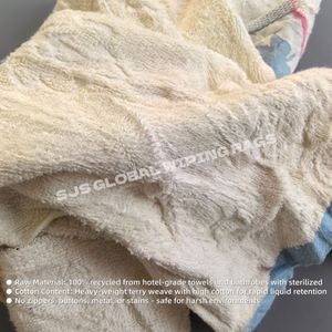 Paños de Limpieza de Algodón 100% de Grado Industrial, Coloridos, al por Mayor, para Limpieza, Reparación Automotriz y Mantenimiento de Instalaciones - Product Image 4