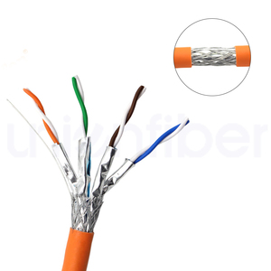 Câble réseau Cat7 sans outil <span class=keywords><strong>5m</strong></span> 15m S/FTP 23AWG Cuivre nu 10 Gbps 600 MHz Prise modulaire Câble réseau intérieur - Product Image 6
