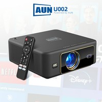 Proyector LED para Cine en Casa Android 1080p 4K 1400 ANSI, Resistente al Polvo, Auto Keystone, Tiro Corto, Portátil, WiFi, Enfoque Automático, para Exteriores