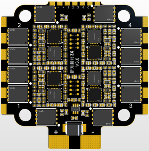 ESC F405 V4 60A en plastique quatre-en-un pour drone de course FPV 3-6S LiPo 45x45 avec contrôle de vol amélioré - Product Image 3
