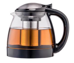 Hervidor de té de café interior con separación de agua avanzada moderna, tetera de vidrio resistente al calor con botellas de Infusor de filtro para casa de té - Product Image 1