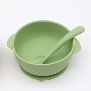 Juego de Tazones para Niños Irrompibles, 100% Silicona de Grado Alimenticio, Libres de BPA, Ligeros, Duraderos, con Diseño de Orejas de Dibujos Animados, Tazón y Cuchara para Niños - Product Image 6