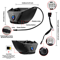 Caméra de tableau de bord cachée Podofo 4K Plug and Play pour Honda Accord / Hybrid 2023-2025, caméra de voiture 2160P WiFi APP, enregistrement en boucle, capteur G, OEM