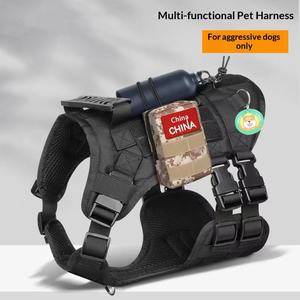 Arnés Táctico para Perro <span class=keywords><strong>Malinois</strong></span>, Marca 900D Oxford, Resistente, con Soporte para Botella de Agua MOLLE, Anillo en D Ajustable - Product Image 2