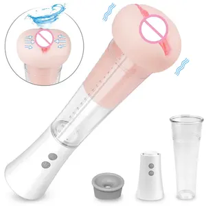 Pompe à pression sous vide Agrandisseur d'air Grandes tasses de massage Coupe de masturbation masculine