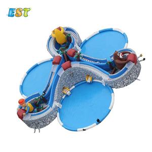 Parc aquatique commercial grande <span class=keywords><strong>piscine</strong></span> gonflable <span class=keywords><strong>piscine</strong></span> gonflable <span class=keywords><strong>avec</strong></span> <span class=keywords><strong>toboggan</strong></span> - Product Image 5