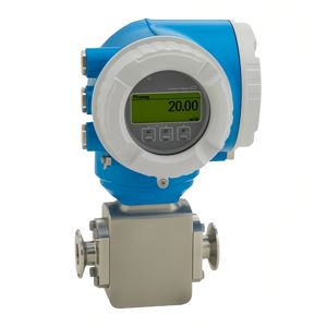 Débitmètre électromagnétique de haute précision Endress Hauser Proline Promag H 300 en acier inoxydable pour applications sanitaires - Product Image 3