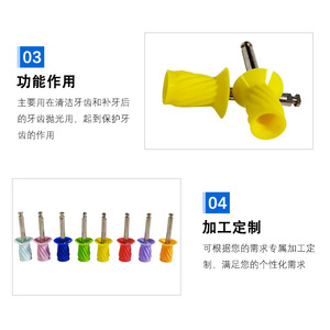 Ou Liya – Gobelets de polissage spirale interne et externe pour le blanchiment des dents, usage adulte - Product Image 5