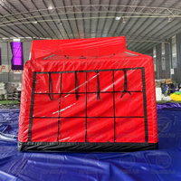 Usine En Gros Grande Tente Gonflable Chambres Famille Pvc Étanche Durable Hermétique Air Camping Tente pour Famille En Plein Air Hiver