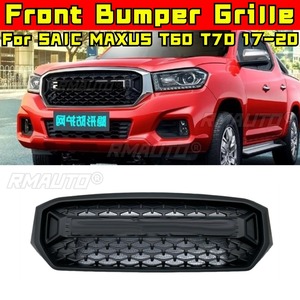 Para SAIC MAXUS T60 T70 17-20 Kit de carrocería Parachoques de coche Parrilla LED Parrillas de carreras Parrilla delantera Parrilla del parachoques delantero Pieza exterior - Product Image 1