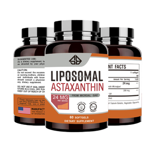 Astaxantina Liposomal OEM 24 Mg por Porción, 60 Cápsulas Blandas, Suplemento Dietético, Sin Gluten, Sin OMG - Product Image 2