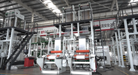 Nouvelle machine de soufflage de film HDPE/LDPE automatique à vis simple et double tête de moulage avec moteur, production de 150 kg/h, garantie de 3 ans