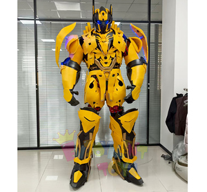 Traje de Robot Animatrónico para Adultos Estilo Zanquero con Luces LED y Casco de Cara Intercambiable para Cosplay y Espectáculos - Product Image 5
