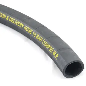 Suction Rubber hose Big Discharge Hose Reinforced Rubber Dredging Tubing Flexible Suction Hose For Water