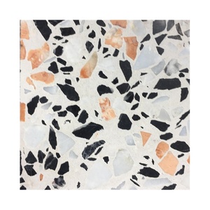 Dalles de dessus de vanité de comptoir en carreaux de terrazzo en <span class=keywords><strong>ciment</strong></span> poli en pierre artificielle bon marché - Product Image 3