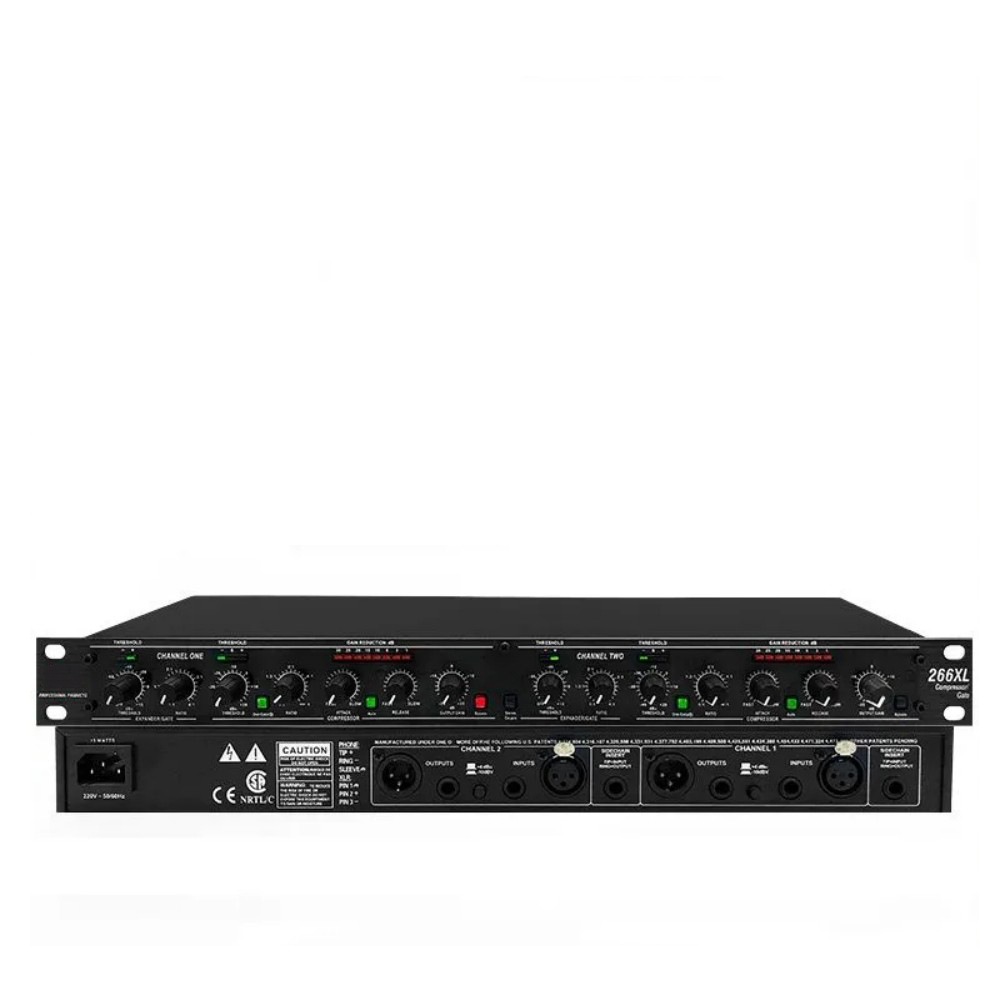 DBX 266XL Compressor - High-Precision 2-Channel Audio Processor