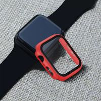 Étui rigide pour PC, protection d'écran pour iWatch 40 41mm 45mm 44mm, coque de protection pour iWatch