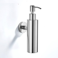 Distributeur de savon mural en acier inoxydable 304, finition métallique noir mat, pour liquides et moussants – Meilleures ventes