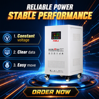 Régulateur de tension entièrement automatique monophasé 20 KVA en cuivre SVC/TND à commande par servomoteur