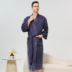 Set di Asciugamani e Accappatoi Morbidi <span class=keywords><strong>100</strong></span>% <span class=keywords><strong>Cotone</strong></span> per Coppie, Pigiami e Camicie da Notte per <span class=keywords><strong>Uomo</strong></span> e Donna - Uso Domestico - Product Image 5
