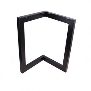 High Quality Durable 28" Black C-Shape Iron Dining Table <b>Legs</b> Powder Coating Modern Design Bedroom Kitchen Living Room Outdoor - Product Image 4