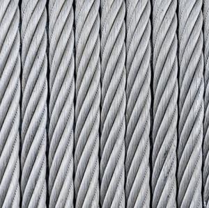 حبل من أسلاك الفولاذ المقاوم للصدأ 4VX48S + 5FC منخفض الكربون بسعر الجملة من المصنع - Product Image 5