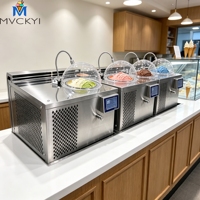 Machine à crème glacée commerciale avec pasteurisateur pour congélateur vertical, équipement de glacier, sorbetière de comptoir