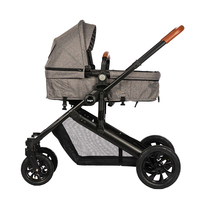 Poussette Vélo Bébé Triple Jumeaux Légère Voyage Pliante Double