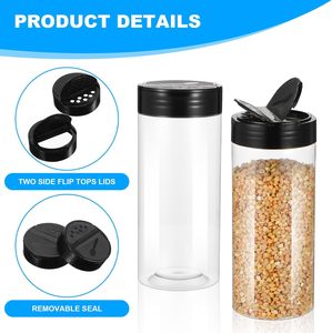 Wholesale 100cc clear Plastic Spice <b>Bottle</b> with <b>Shaker</b> Lid Plastic <b>Bottle</b> Packaging - Product Image 3