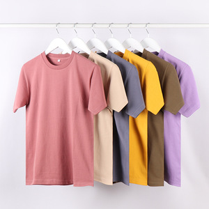 Custom <b>Slim</b> <b>Fit</b> Formal Plain <b>White</b> Knitted Heavyweight 100% Cotton Men's T-<b>Shirt</b> with Heat Transfer Printing - Product Image 2