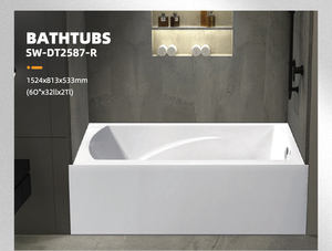 SeaWin <span class=keywords><strong>Prezzi</strong></span> Bagno <span class=keywords><strong>In</strong></span> Fibra di vetro Doccia Pannello Esterno Vasca Da Bagno Trasparente Sunken Profondo Vasca da bagno - Product Image 6
