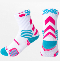 Chaussettes Elite Basketball Crew pour enfants et jeunes Chaussettes de sport en éponge épaisse bon marché en gros