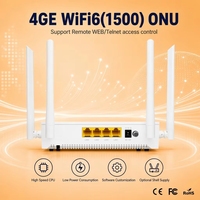 Gateway ONT WiFi6 Dual Band WK-3814AXW 1500Mbps C-data 4GE WIFI6 AX1500 XPON ONU