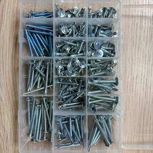 Vis autoperceuses pour cloisons sèches, vis d'installation pour fibres, outils de quincaillerie, jeu de vis avec emballage en boîte plastique - Product Image 3