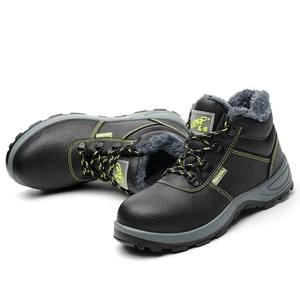 JIANKUN CE SBP Veiligheidsschoenen Waterdicht Geperst Runderleer Antislip Winter Buitenwerk Constructiewerk Zool Stalen Neus voor Heren - Product Image 2