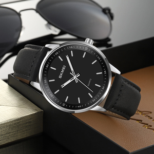 Orologio al Quarzo SKMEI di Lusso con Cinturino in Pelle, Design Semplice, Cassa Sottile 10.2mm, Modello <span class=keywords><strong>2034</strong></span> - Product Image 3